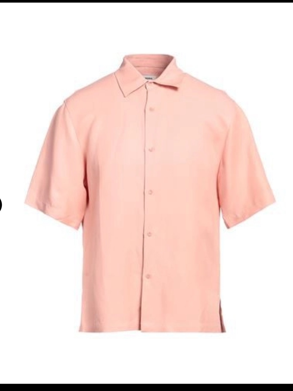 NWT Sandro Men's Viscose and Linen Blend Short Sleeve Shirt Size XL